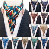 Men Vintage Polka Dot Wedding Formal Cravat Ascot