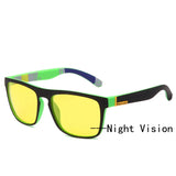 WarBLade New Square Polarized Sunglasses Men Night Vision