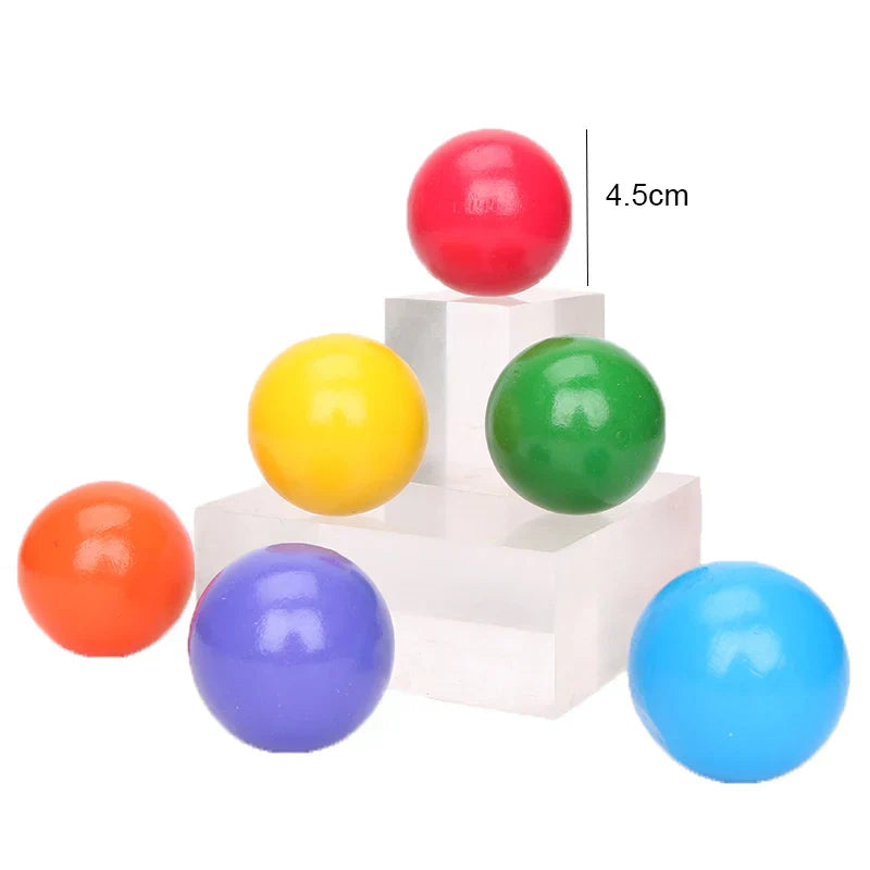 Wooden Rainbow Block Wood Stacking Toys Grimms Rainbow