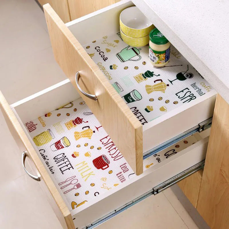 1 Roll Kitchen Table Mat Drawers Cabinet Shelf