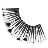 Jessup Makeup Brushes Set Synthetic-Natural Hair Foundation Powder