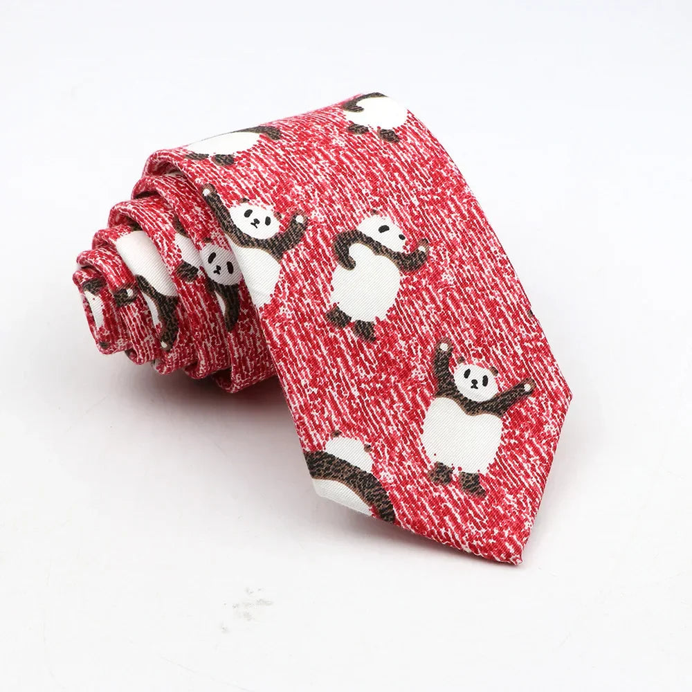 New Floral Tie For Men Skinny Casual Cotton