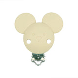 BOBO.BOX 10pc Silicone Beads Mikey Mouse Round Shape