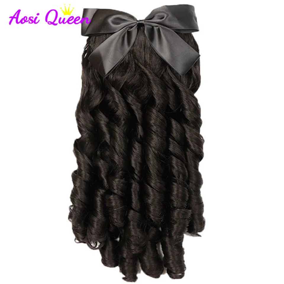 AS Synthetic Retro Ponytail with Comb Europen Princess