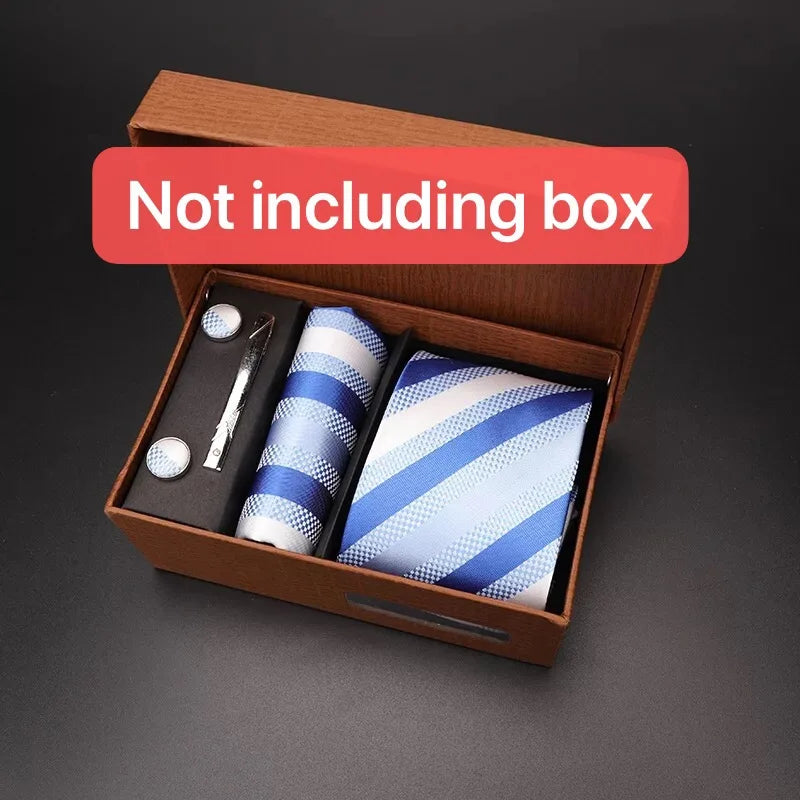 modern ties for men 2024 red Set Gift