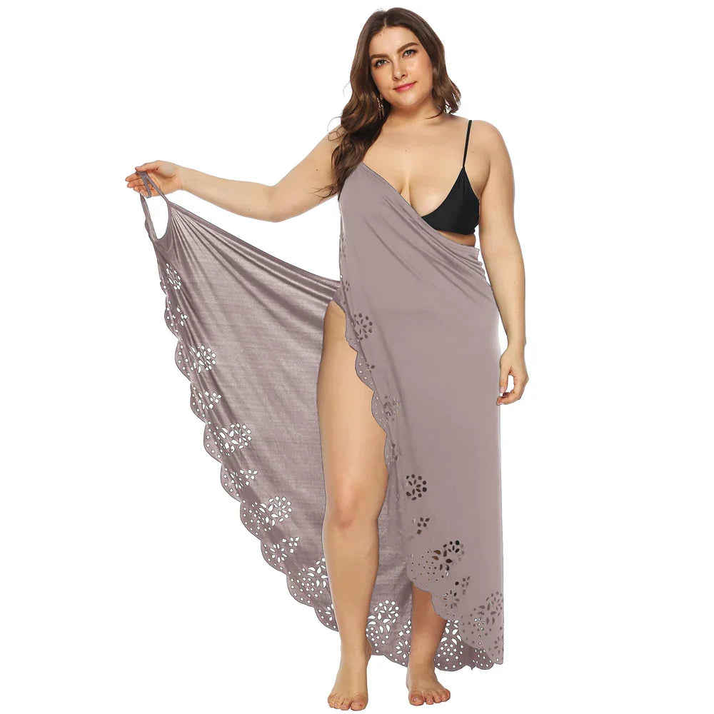Sexy Cover Up Plus Size Bikini Women Swimsuit