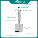 JOANLAB Official Store Multichannel Pipette Lab Equipment Manual