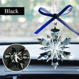 Car Styling Snowflake Crystal Pendant Car Ornament Modern