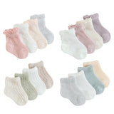 Lawadka 4Pairs/Lot Kids Socks for Girls Boys Cotton