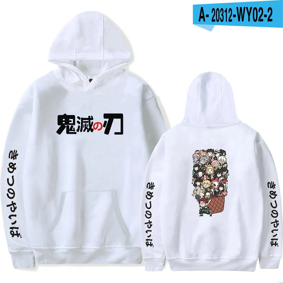 Anime Hoodie Demon Slayer Oversized Hoodies Sweatshirts Men/Womens