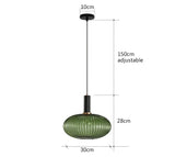 Retro restaurant colorfull glass pendant lights Creative living