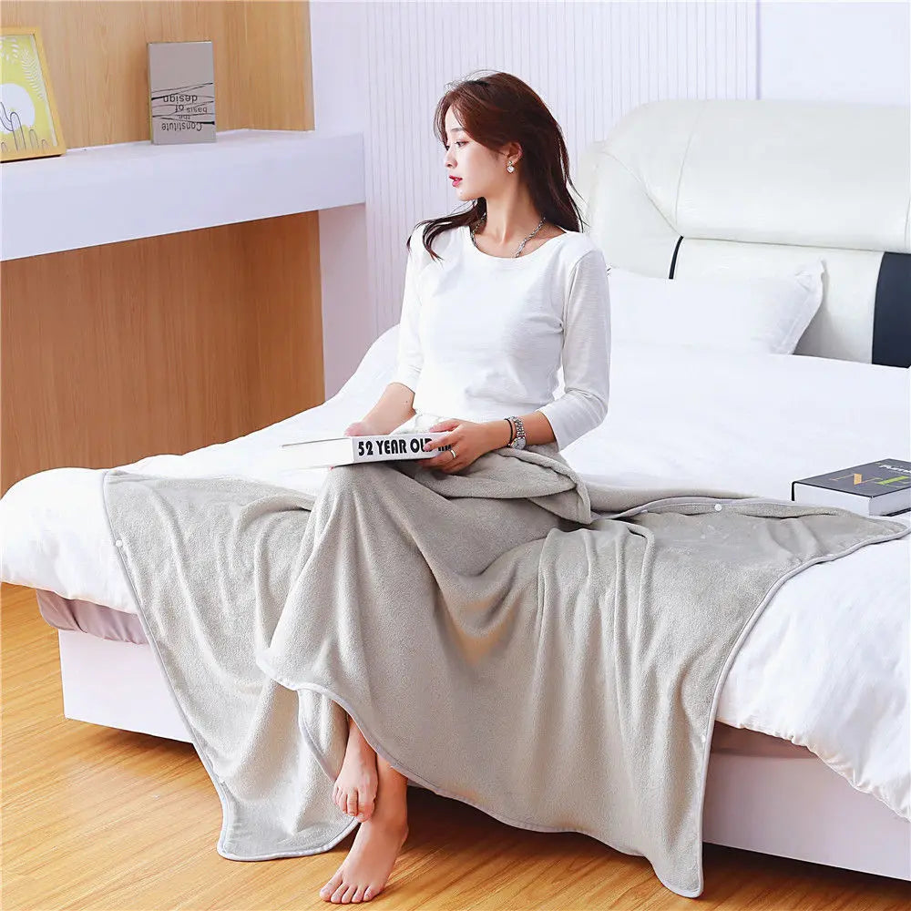 Textile City Ins Hooded Blanket Trend Plush Thick