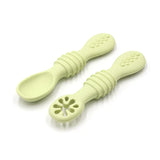 BPA Free Baby Pre-Spoon Set Silicone Self Feeding