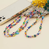 2022 New Evil Eyes Multicolor Glazed Round Beaded