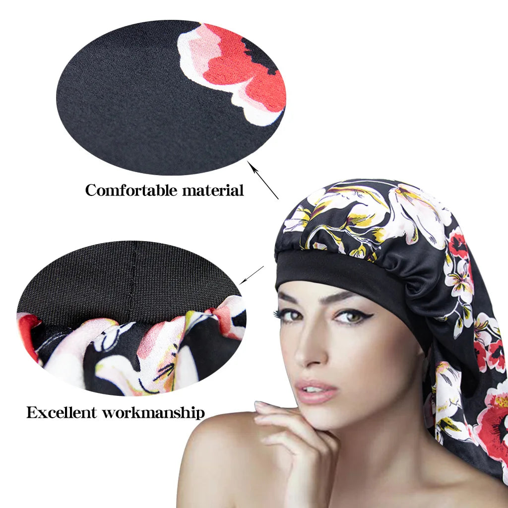 Long Tail Hat NewLady Hair Silk Hat Hairdressing