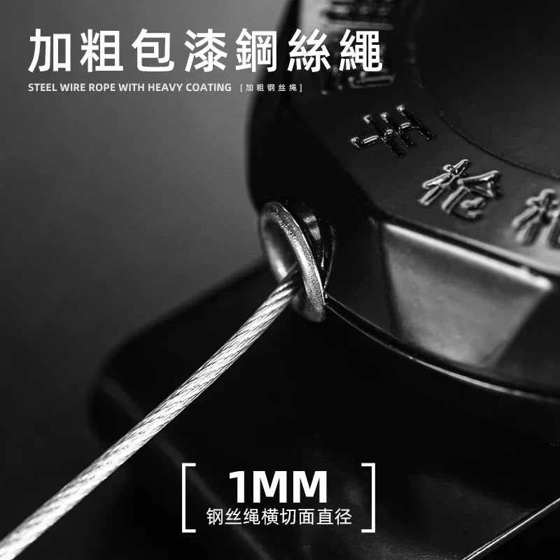 90CM Steel Wire Rope High Resilience Retractable Key