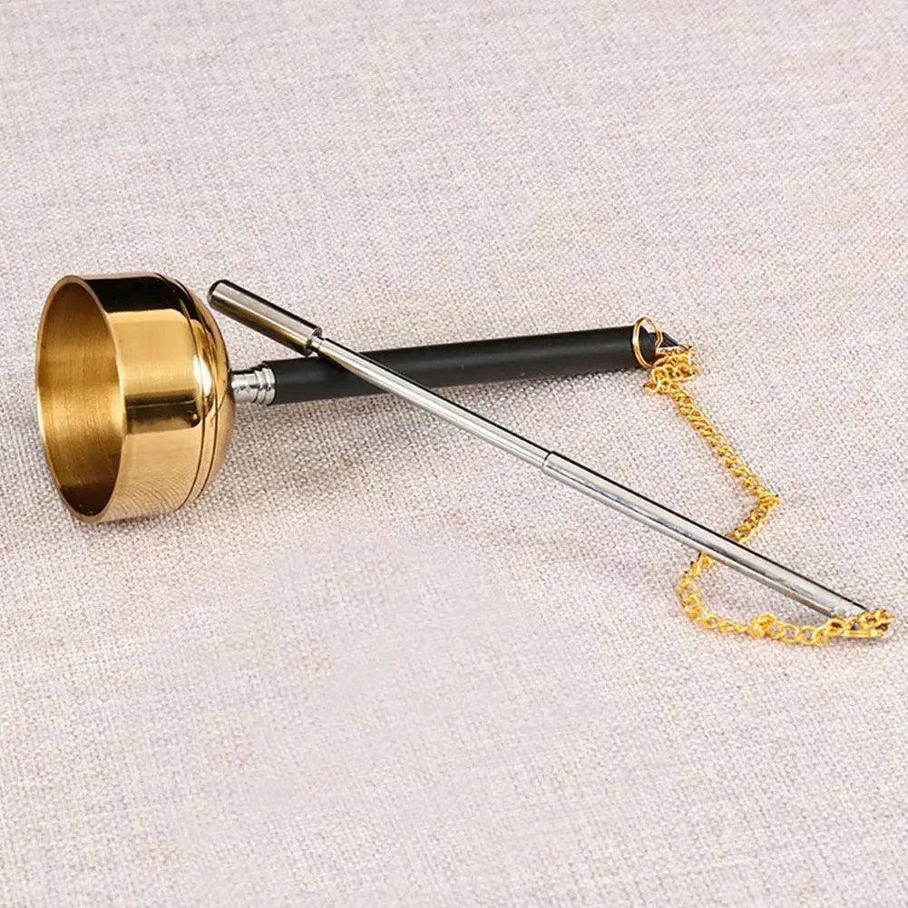 Pure Brass Chime Sound Bowl Flexible Length Yoga