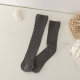 5 Pairs/Lot Baby Girls Knee High Socks Kids