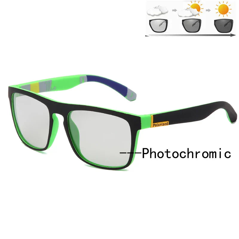 WarBLade New Square Polarized Sunglasses Men Night Vision