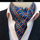 Men Vintage Polka Dot Wedding Formal Cravat Ascot