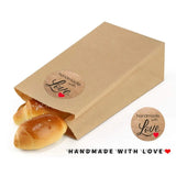 100500pcs Vintage Kraft Paper Stickers Scrapbook Gift Stationery