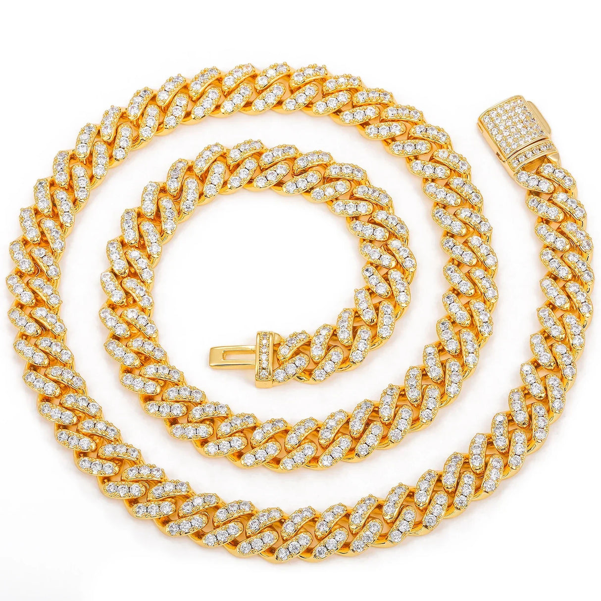 6mm 8mm Width Fashion Miami Cuban Chain Necklace