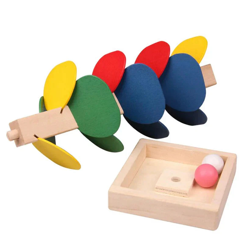 Colorful Tree Marble Ball Run Track Building Blocks