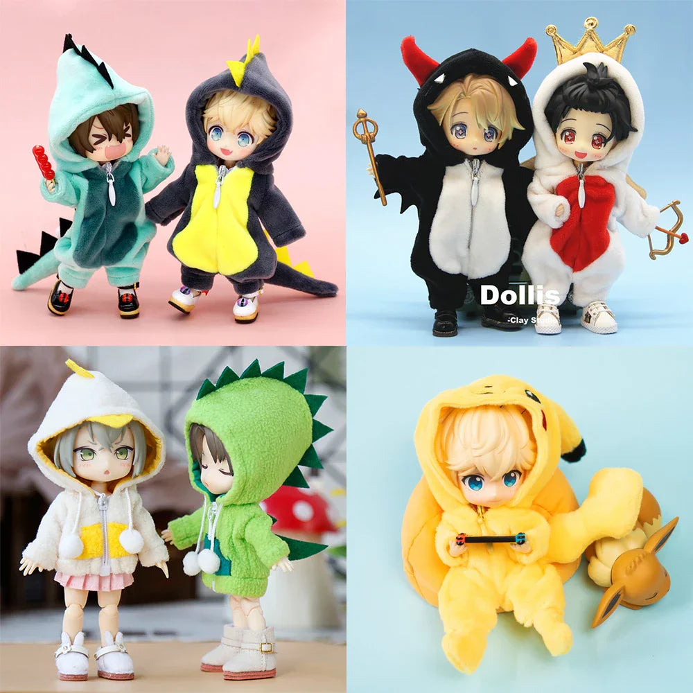 Cute Dinosaur Animal Monster Unicorn Doll Clothes Accessories