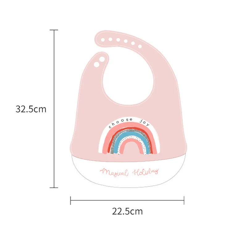 Soft Silicone Baby Bibs Boys Girls Stuff Waterproof