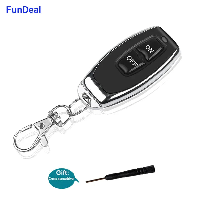 FunDeal 433Mhz Universal Wireless Remote Control Switch DC