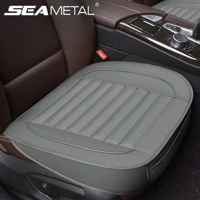 SEAMETAL Car Seat Covers PU Leather Interior Automobiles