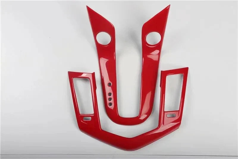 Car Central Console Frame Cover Stickers ABS for