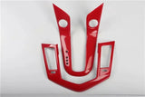 Car Central Console Frame Cover Stickers ABS for