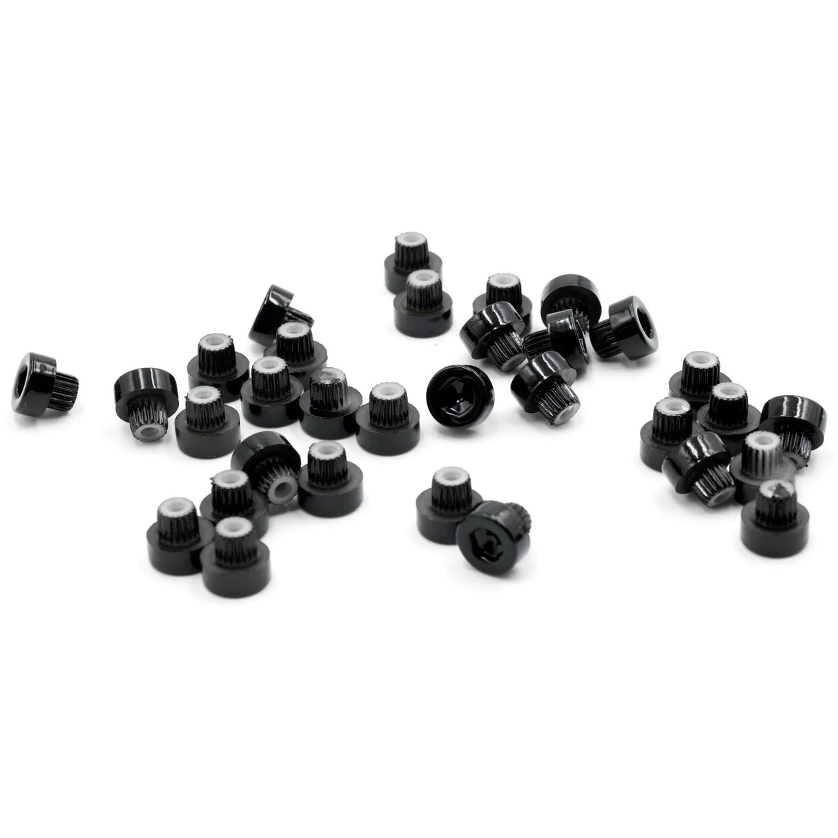 100pcs Universal Wheel Nuts – Silver, Black, Gold, Dust-Proof Rivets