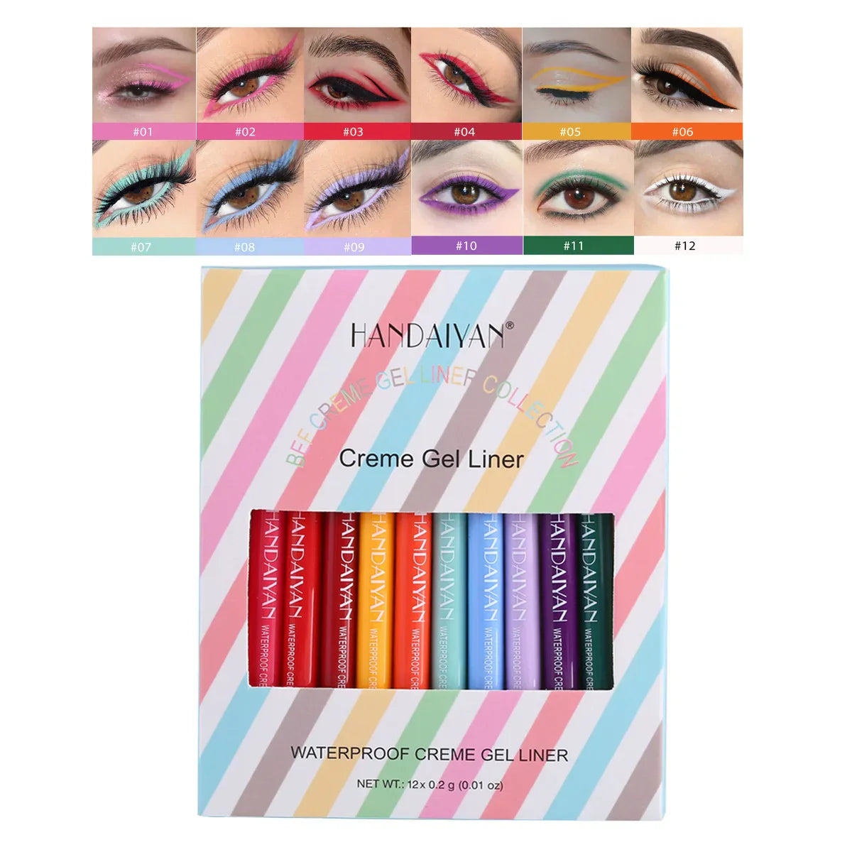 HANDAIYAN Makeup Set Series Eyeshadow Cream Matte Glitter