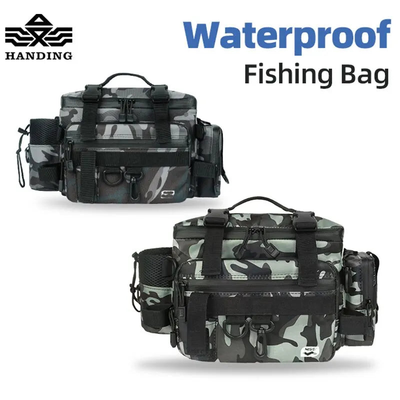 HANDING Multi-Functional Waterproof Fishing Tackle Storage Bag Lure