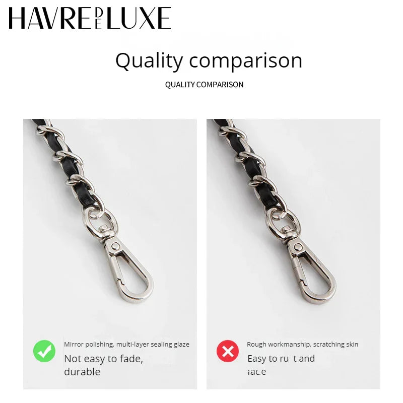 HAVREDELUXE Bag Chain Bag Strap Shoulder Strap Replacement