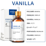 HIQILI Spearmint Vanilla Rose Cinnamon Lemon Essential Oils,100ML