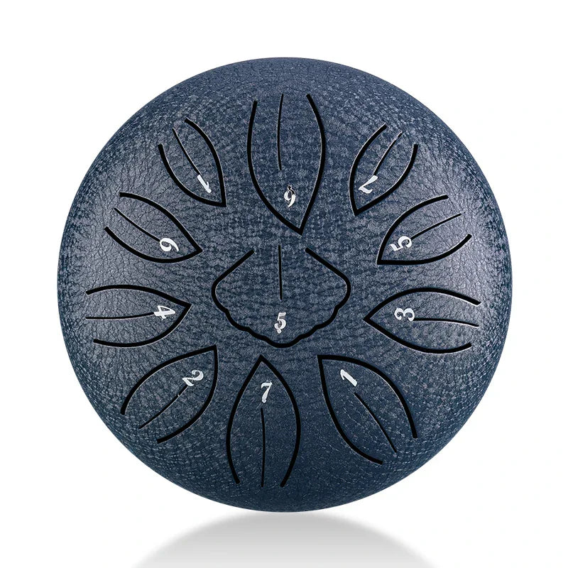 HLURU Mini Steel Tongue Drum 6 Inch 11