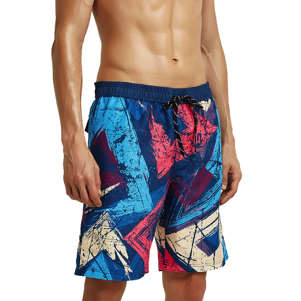 HOTMANGO Men's Beach Shorts Quick Drying Loose and