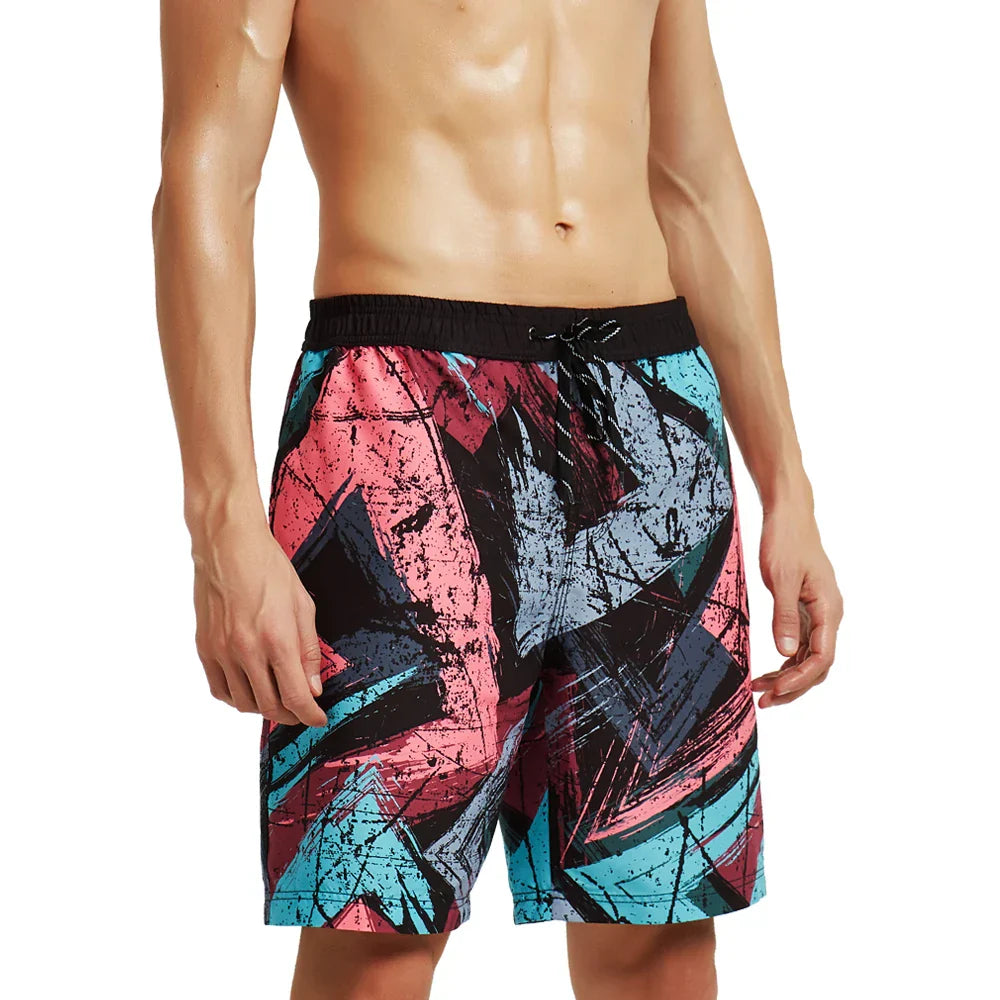 HOTMANGO Men's Beach Shorts Quick Drying Loose and