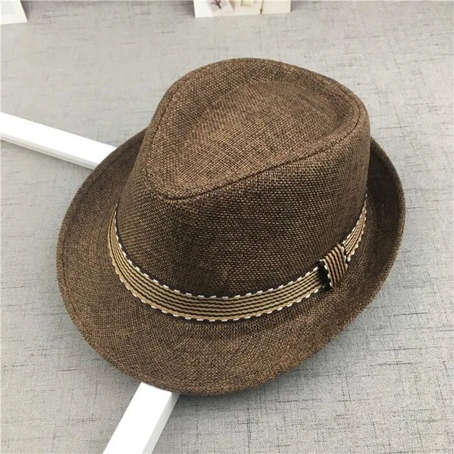 2019 Straw Cap Baby Hats Children Jazz Cap