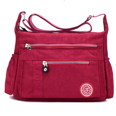 Luxury Women Messenger Bag Waterproof Nylon Shoulder Bags
