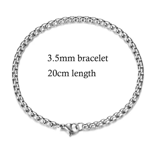 10pcs/lot 316 Stainless Steel Necklace and Bracelet Chain