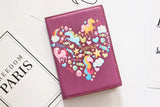 Cute Unicorn Girls Travel Abroad Passport Protection Set Waterproof  Passport Holder Card Wallet