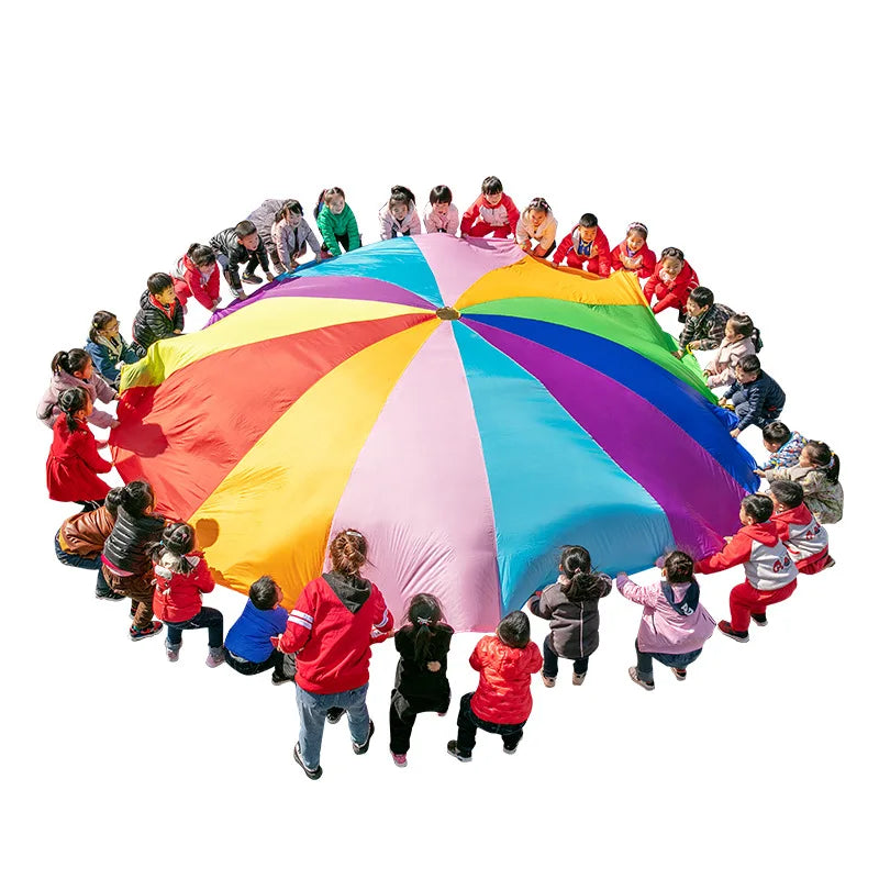 [Funny] Sports game 2M/3M/4M/5M/6M Diameter Outdoor Rainbow Umbrella