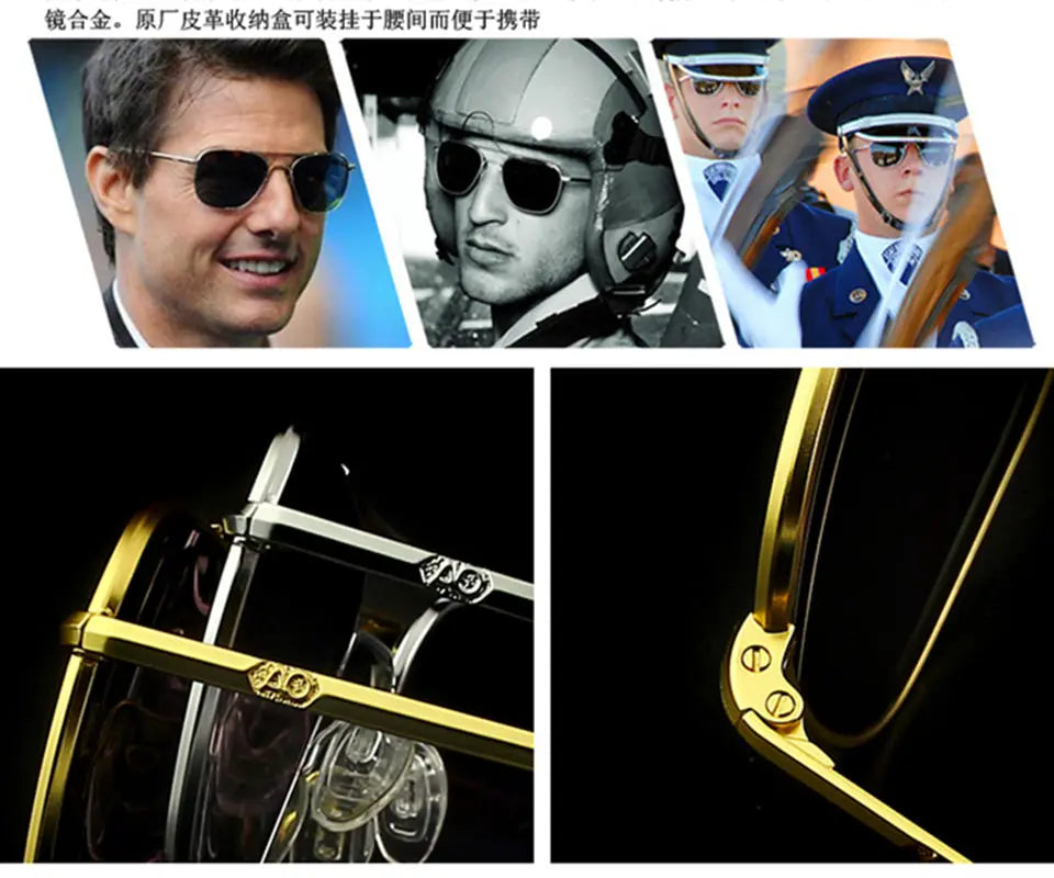 Aviation Sunglasses Men women 2021 vintage brand designer