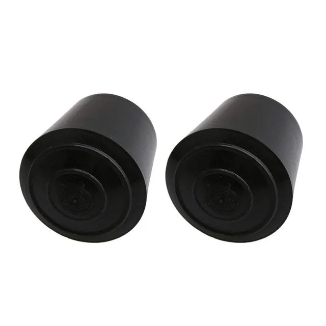 12Pcs 10-35mm Inner Diameter Black Round Furniture Chair