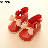 YATFIML Fashion baby girl rain boots PVC waterproof