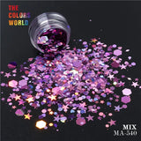 TCT-093 Mix Shape Mix Size Nail Glitter